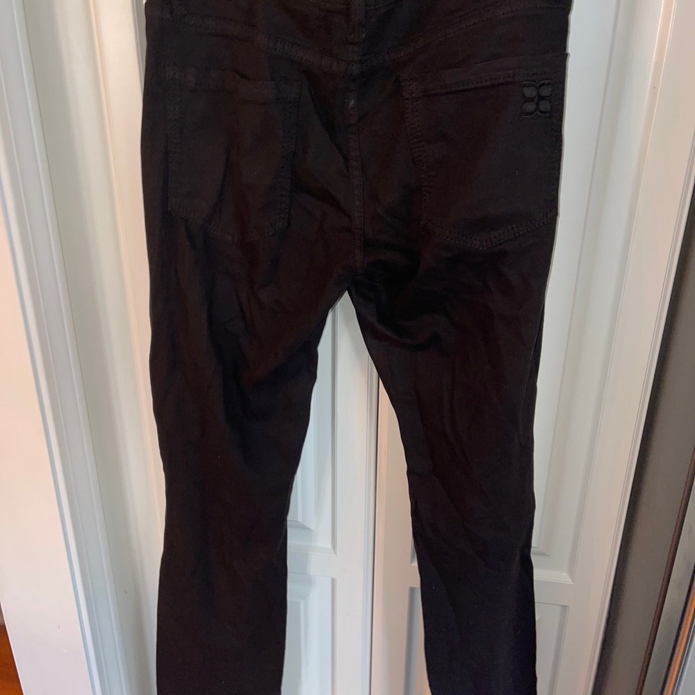 BCBG MAXAZRIA destroyed black‎ jeans sz 30 - Picture 2 of 5